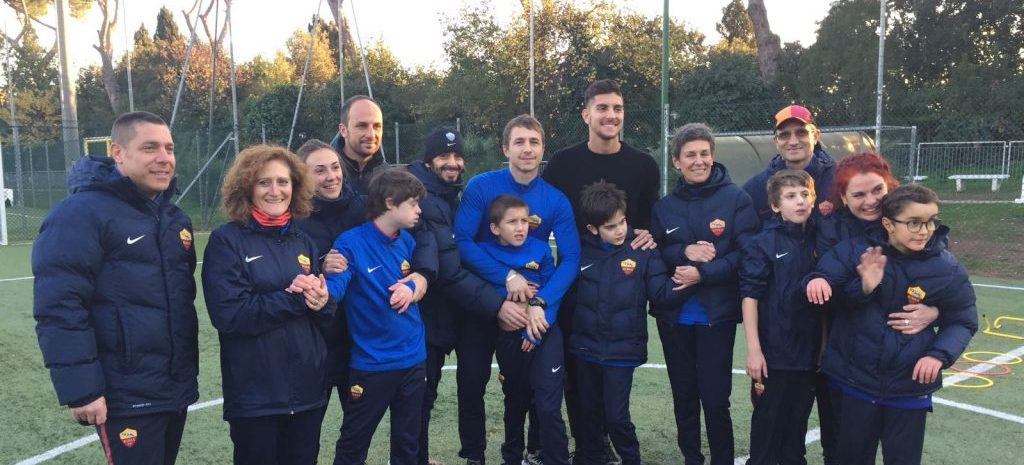 La visita di Lorenzo Pellegrini